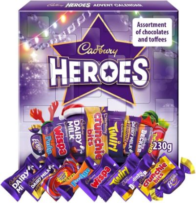 Picture of Cadbury Heroes Advent Calendar 230 gram