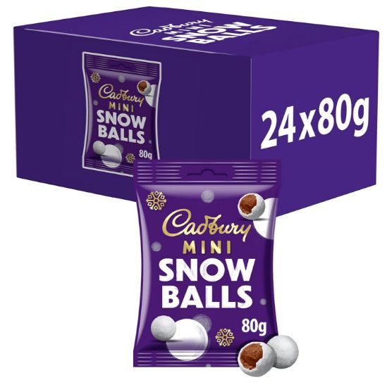 Picture of Cadbury Mini Snowballs 80 gram