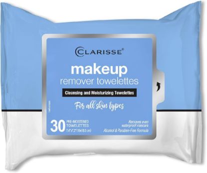 Picture of Clarisse Makeup Remover Toweletts 30 Ct