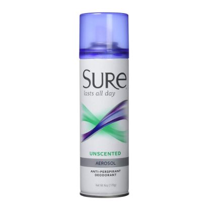 Picture of Sure Anti Perspirant deodorant unscented 6 Oz