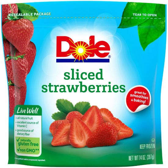 Picture of Dole Sliced Strawberries 14 Oz