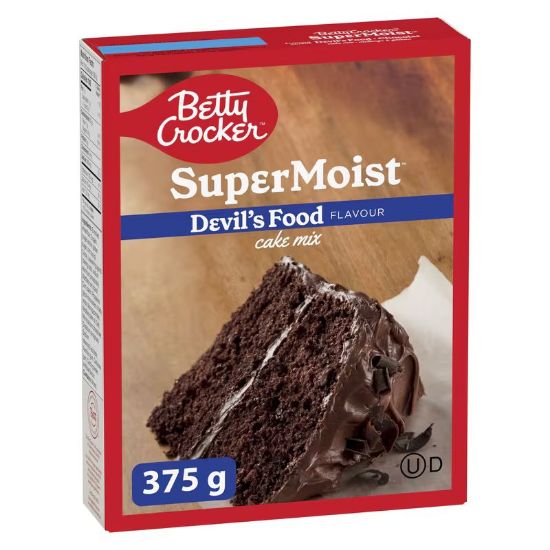 Picture of Betty Crocker Super Moist Cake Mix Devils Food 375 gram