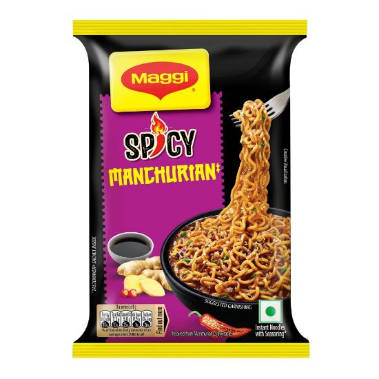 Picture of Maggi 2 Min Spicy Manchurian Noodles 60 G 60 gram