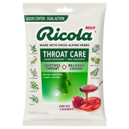 Picture of Ricola Cherry Throat Drops 34 Ct