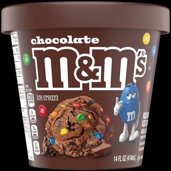 Picture of M&m Ice Cream Chocolate 14 Oz