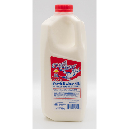 Picture of Cool Cow Milk Half Gallon Whole 0.5 Gal