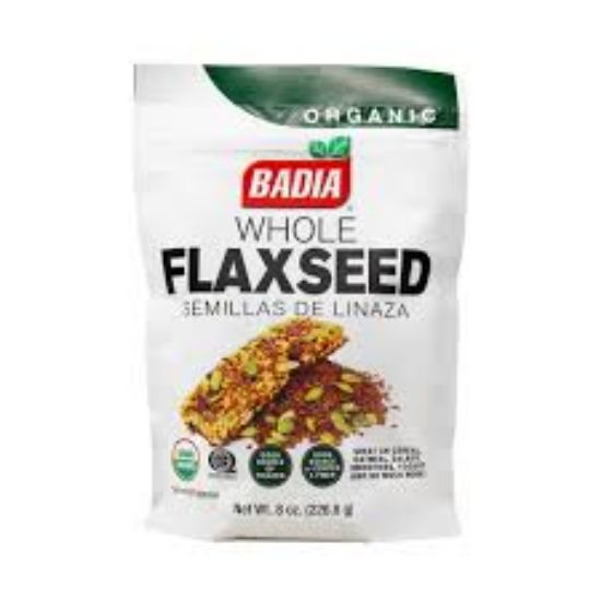 Picture of Badia Organic Flax Seed Whole 8 Oz