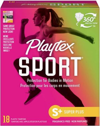 Picture of Playtex Sport Tampons Super Plus 18 Ct