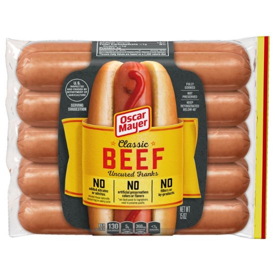 Picture of Oscar Mayer Classic Beef Franks 15 Oz