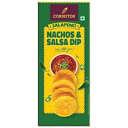 Picture of Cornitos Jalapeno Nachos & Salsa Dip 71 gram