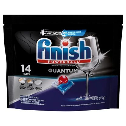 Picture of Finish Powerball Quantum Automatic Dishwashing Detergent 14 Tabs 6.1 Oz