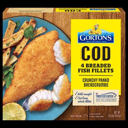 Picture of Gortons Breaded Cod Fillet 14.6 Oz