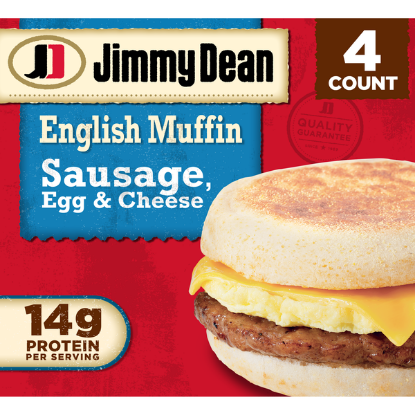 Picture of Jimmy Dean sausage egg & cheese biscuit 4ct 18 Oz