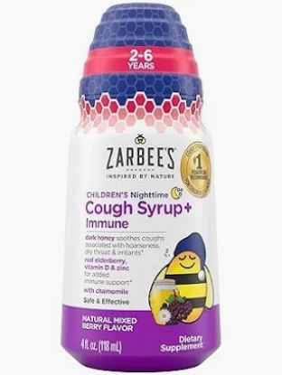 Picture of Zarbees Kid’S Cough + Immune Night 4 Oz