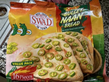 Picture of Swad Frozen Naan Spicy Bullet 5 Ct