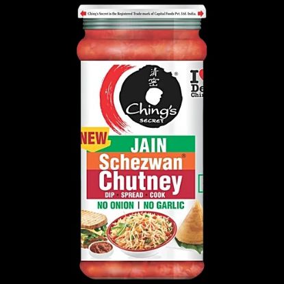 Picture of Chings Schezwan Chutney Jain 250 gram