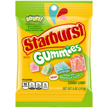 Picture of Starburst Gummies Sours 5 Oz