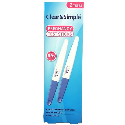 Picture of Clear And Simple Pregnancy Test 2 Pk