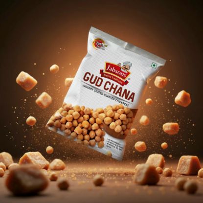 Picture of Jabson Roasted Chana Gud Chana 140 gram