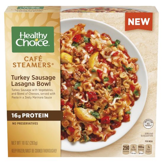 Picture of Healthy Choice Cafe Streamers Turkey Sausage Lasagna Bowl 10 Oz