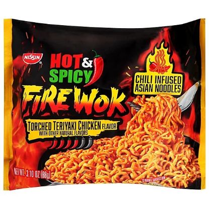 Picture of Nissin Hot & Spicy Firewok Teriyaki Chicken 3.1 Oz