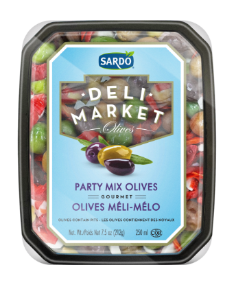 Picture of Sardo Olives Party Mix Green & Black 250 Ml