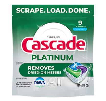 Picture of Cascades Platinum Actionpacs Fresh Scent 9 Ct