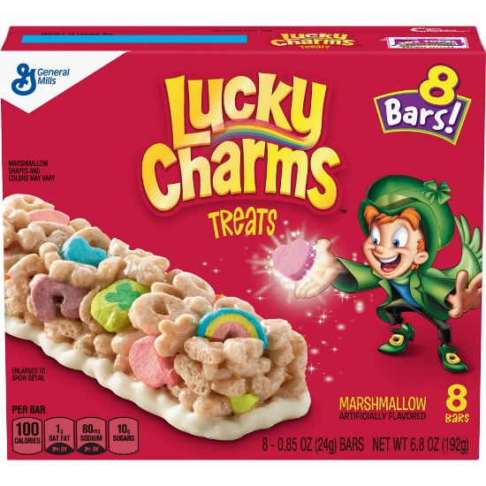 Picture of Lucky Charms Mallows Treat Bars 8 Ct
