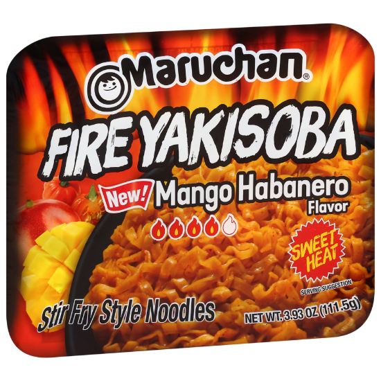 Picture of Maruchan Fire Yakisoba Mango Habanero 3.93 Oz
