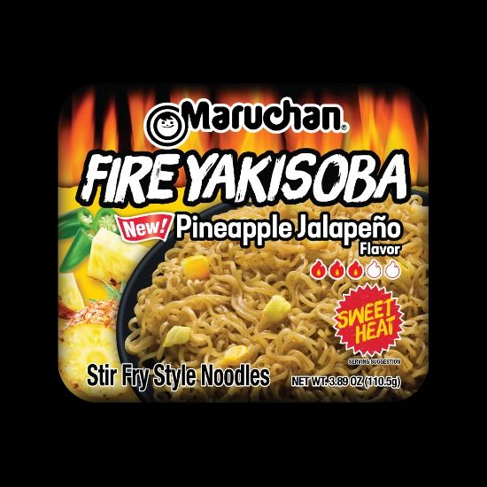 Picture of Maruchan Fire Yakisoba Pineapple Jalapeno 3.89 Oz