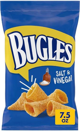 Picture of Bugles Corn Snack Salt And Vinegar 7.5 Oz