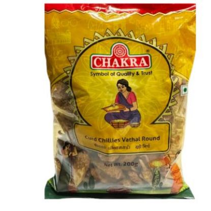 Picture of Chakra Curd Chillies Vathal Round 200 gram