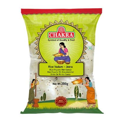 Picture of Chakra Rice Vadam - Jeera 200 gram