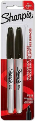Picture of Sharpie Marker Fine Black 2 Ct
