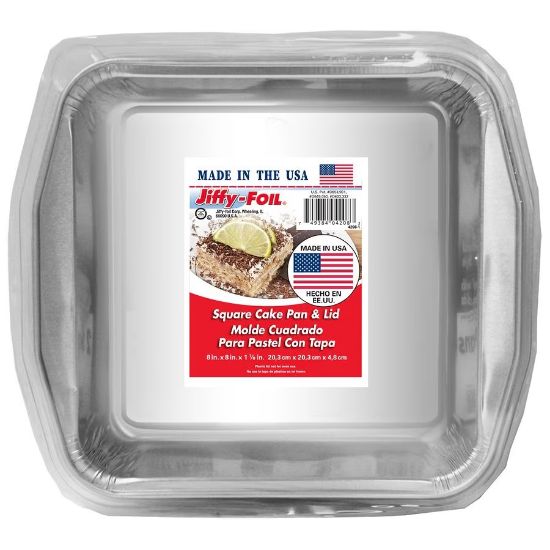 Picture of Jiffy Fl 8in Square Cake Pans 1 Ct