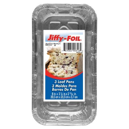 Picture of Jiffy Fl 3 Loaf Pans 3 Ct
