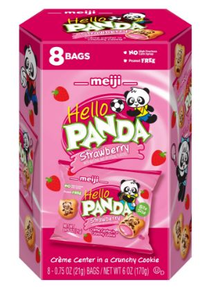 Picture of Meiji Hello Panda Strawberry 6 Oz