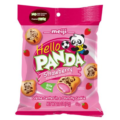 Picture of Meiji Hello Panda Strawberry 2.2 Oz