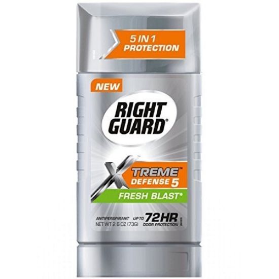 Picture of Right Guard Right Guard Xtreme Defense 5 (Rgx) Fresh Blast 2.6 Oz