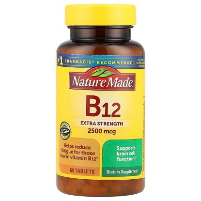 Picture of Nature Made Nature Made Vitamin B-12 2500 Mcg Tablets 60 Ct