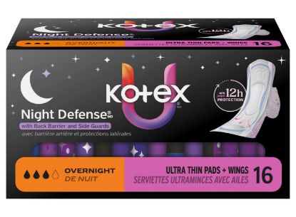 Picture of Kotex Ultra Thin Night Defense 16 Ct
