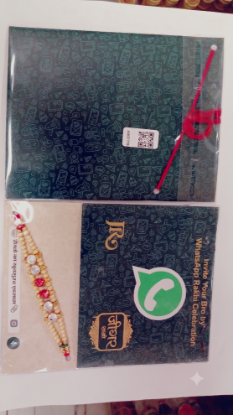 Picture of Jigar Rakhi with whatsapp card 1 Ct
