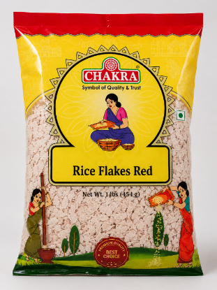 Picture of Chakra Rice Flakes Red 1 Lbs