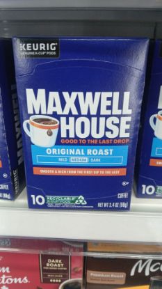 Picture of Maxwell House Medium Roast Original K Cups 10 Ct